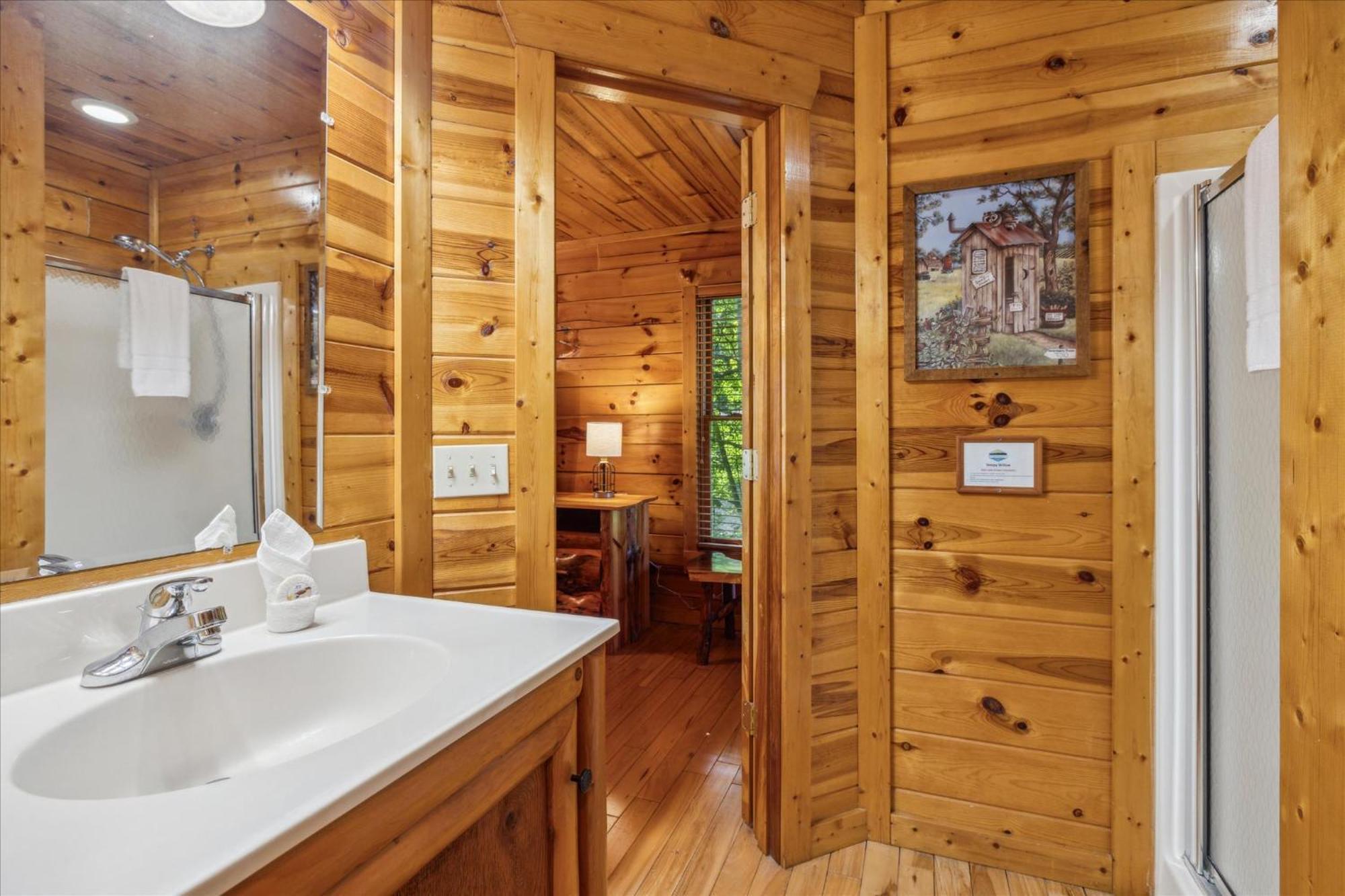 Sleepy Willow Cabin Сивиървил Екстериор снимка